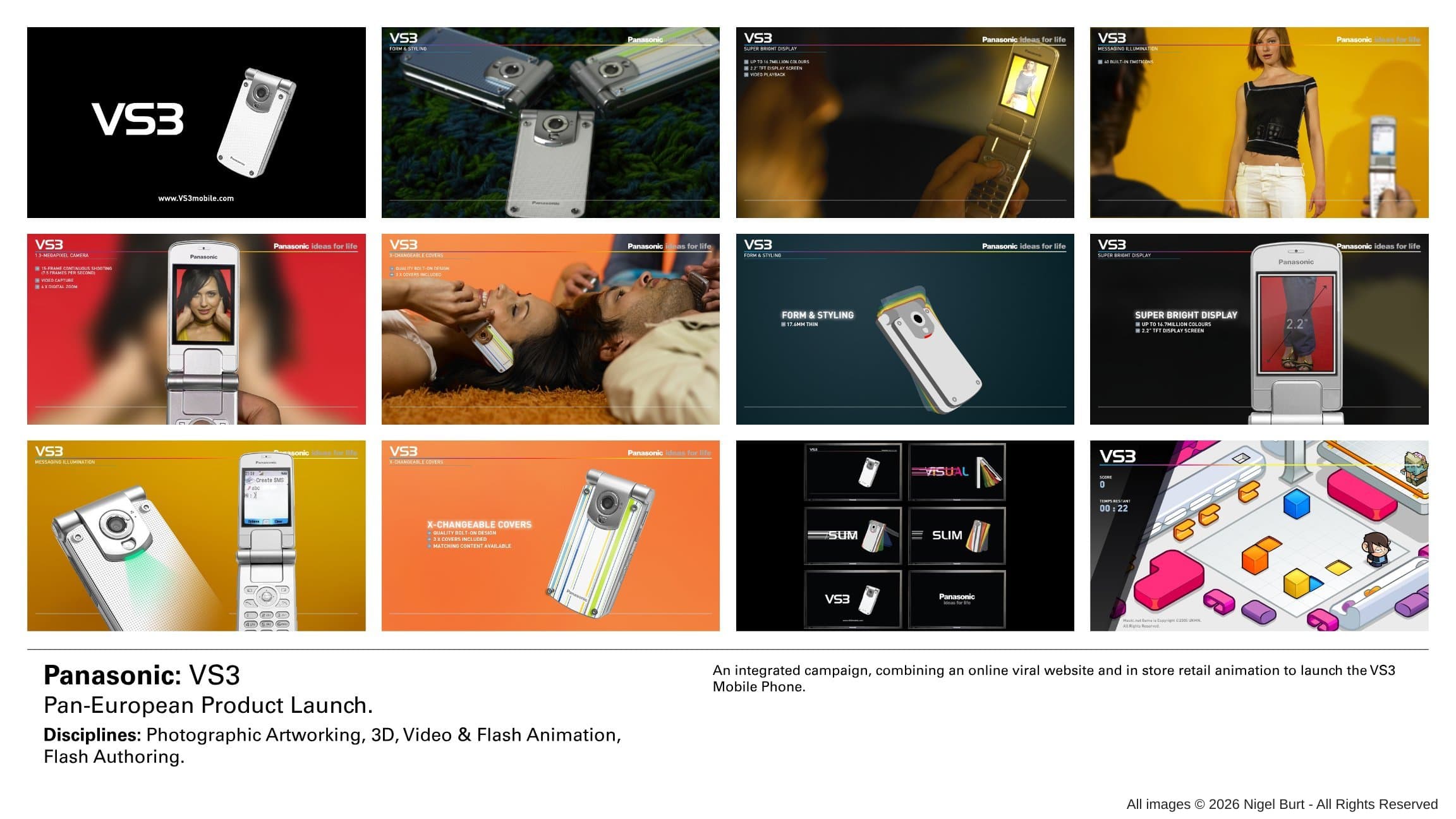 Panasonic VS3 Pan-European Launch portfolio visual